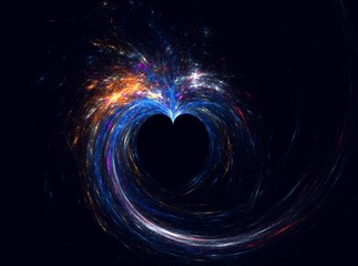 Beautiful abstract fractal composition