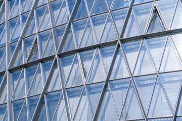 Urban architectural landscape in Lujiazui, Shanghai