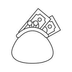 purse vector illustration