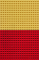 red yellow toy construction background