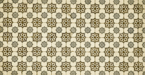 Vintage azulejos, traditional Portuguese tiles