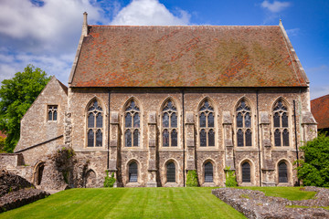 Fototapeta na wymiar St Augustines Abbey Benedictine monastery College chapel in Canterbury Kent Southern England UK