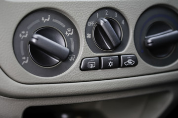 Air conditioner dashboard on control panel car not really modern technology