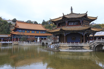 Yuan tong temple in Kunming China
