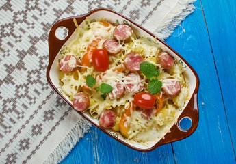Smoked Sausage Alfredo