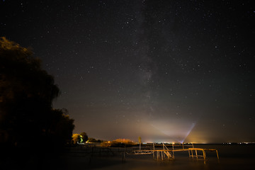 Balaton by night