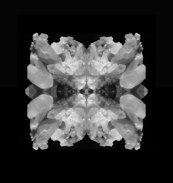 Crystal kaleidoscope mandala
