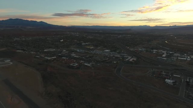 Early morning over St George Utah
