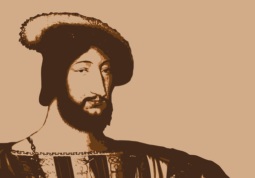 François 1er - portrait - roi de France - personnage historique - personnage célèbre - histoire