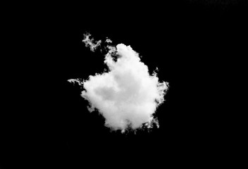 Clouds on the blue sky in cloudy days