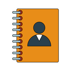 addressbook symbol icon vector illustration graphic design