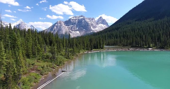 Trees, mountains and lakes