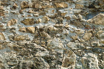 Old stone wall background texture close up 117