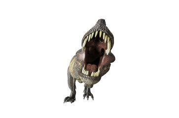 3D Illustration of a Dinosaur Tyrannosaurus Rex on white background