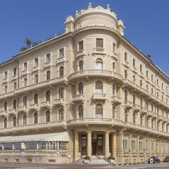 Fototapeta premium Liberty style building in Viareggio, Lucca, Tuscany, Italy