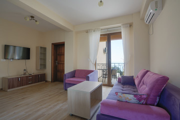 Interior of a living room in a private house