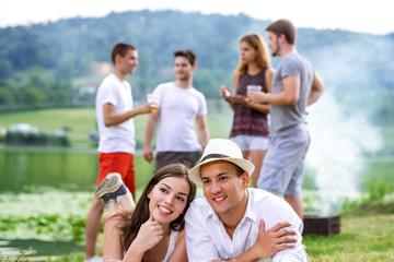 Friends,group of friends,enjoy in nature