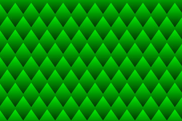 Fototapeta na wymiar Square vector pattern, Rhombus background - green