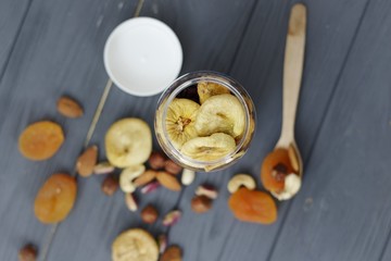 dried fruits and nuts