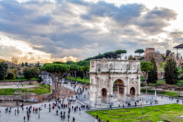 Arco di Costantino, Rome, Italy
 - obrazy, fototapety, plakaty