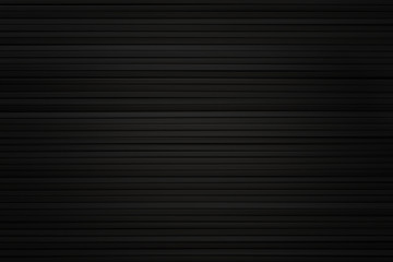 Obraz premium Black horizontal background based on wooden sticks.