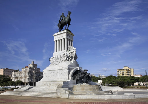 Maximo Gomez Monument in Havana. Cuba