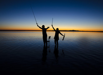 salt lake sunset turkey