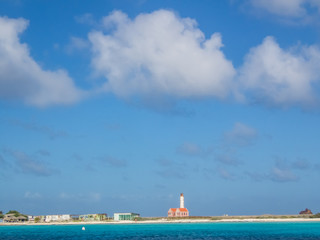 Fototapeta na wymiar The beautiful Klein Curacao deserted island Curacao Views