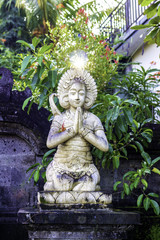 Statue Indonesia, Bali, Ubud, religion, Buddhism. 11/01/2017 08.30 am