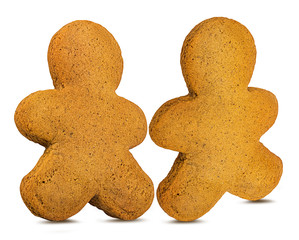 Cookies isolated on white background with clipping path