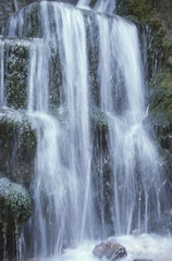 Fototapeta na wymiar Blue Waterfall 1