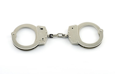 handcuffs, white background