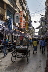 Rush hours in Dhaka in Bangladesh