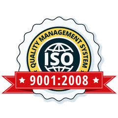 ISO 9001:2015 label illustration