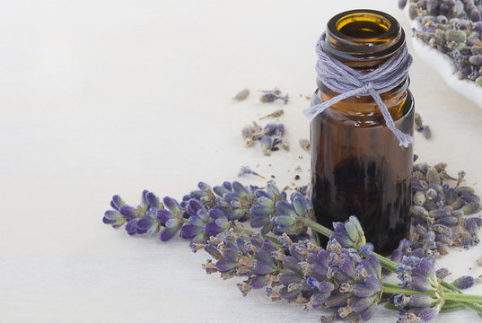 Brown Bottle Lavendar Buds