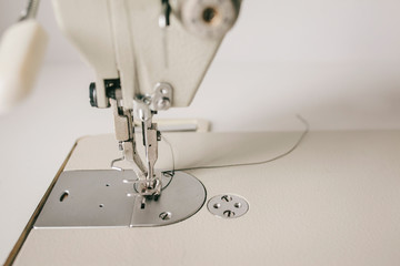 Sewing machine monochrome background
