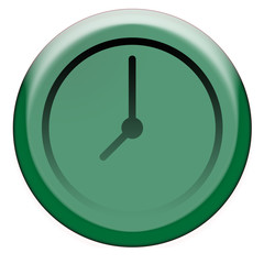 Clock icon in trendy flat style isolated on background. Clock icon page symbol for your web site design Clock icon logo.