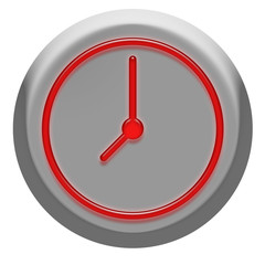 Clock icon in trendy flat style isolated on background. Clock icon page symbol for your web site design Clock icon logo.