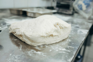 Ball of raw dough