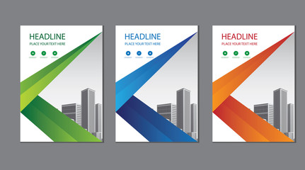 design cover book brochure flyer layout annual report business template