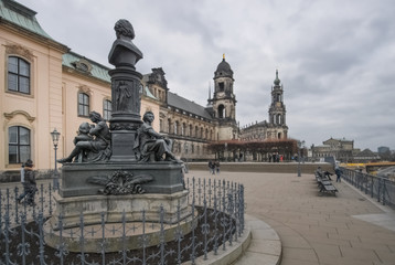 Fototapeta premium Dresden Brühlsche Terrasse
