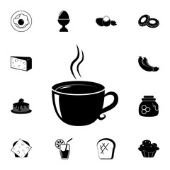 Coffee cup icon. Breakfast Icon. Premium quality graphic design. Signs, symbols collection, simple icon for websites, web design, mobile app