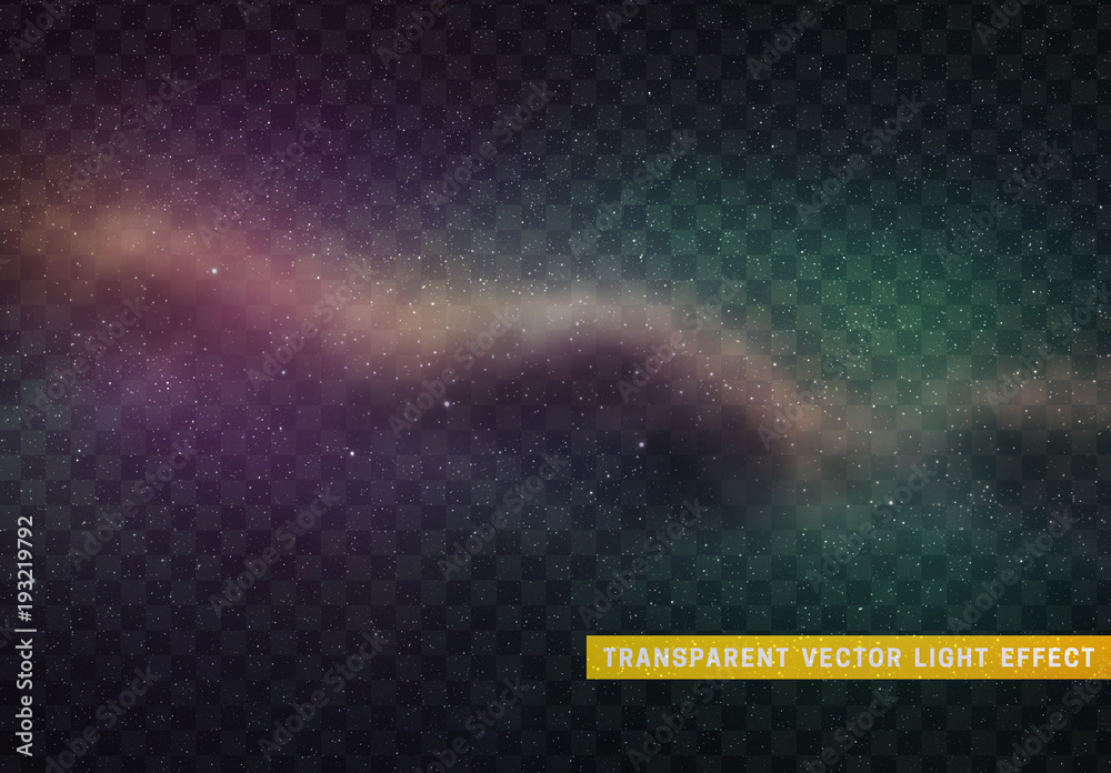 Wall mural universe cosmic space nebula with bright stars planets and galaxy. outer starry background