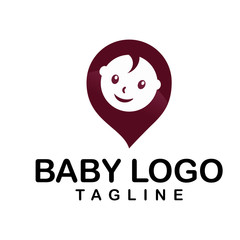 Mom and Baby Logo Vector Template