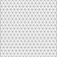 Seamless triangle pattern. Abstract geometric wallpaper of the surface. Simple background. Print for polygraphy, posters, t-shirts and textiles. Doodle for design. Black and white wallpaper