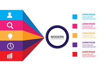 Modern infographic