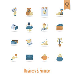 Business and Finance Icon Set