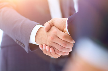 Handshake business concept