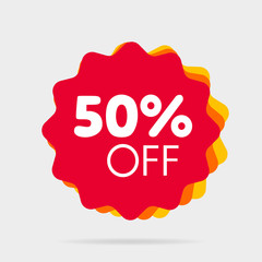 Special offer sale red price