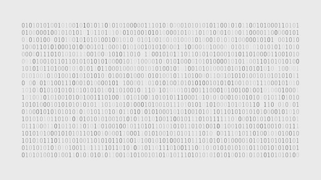 Binary Code 007 - BlackOnWhite - 30 fps